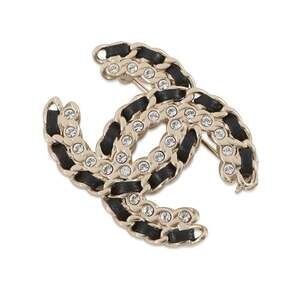 Chanel Cc Logo Brooch Metal #256775C11B